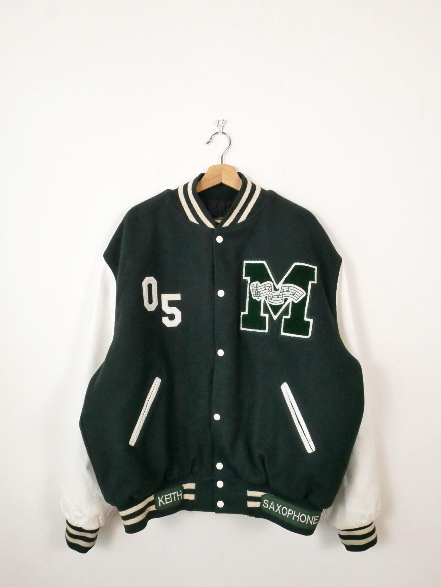\"完全無地\"80s-90s Virsity Jacket Made In USA Vintage 90s Japan Varsity Jacket Vintage High School Fashion