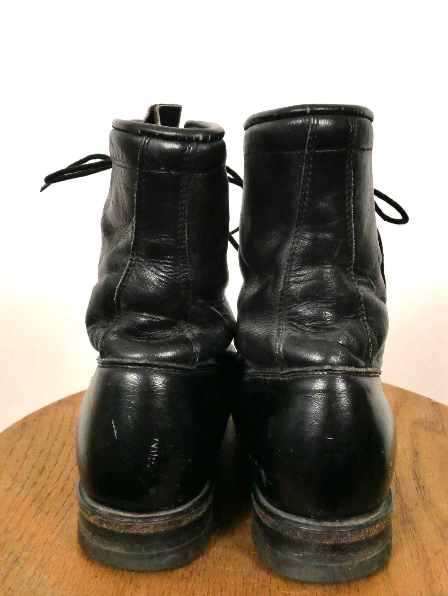 Vintage Justin Black Vintage Roper Boots M 7.5| W 9-9.5 | E 41 Vintage Justin Black Cowboy Boots Roper Ladies Size 6.5  main image 3