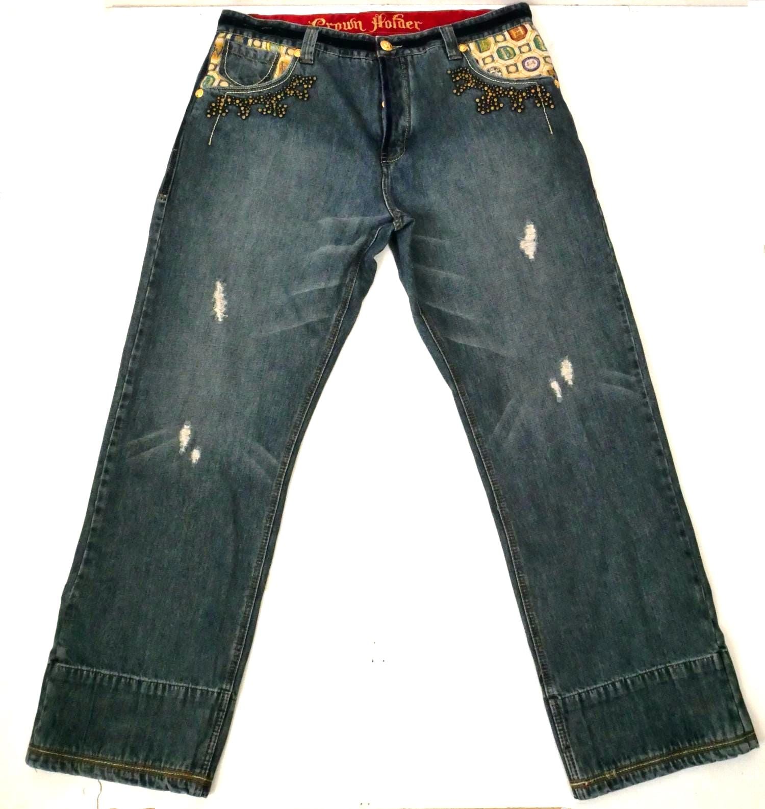 Vintage Crown Holder Men's Jeans/w41 - Etsy