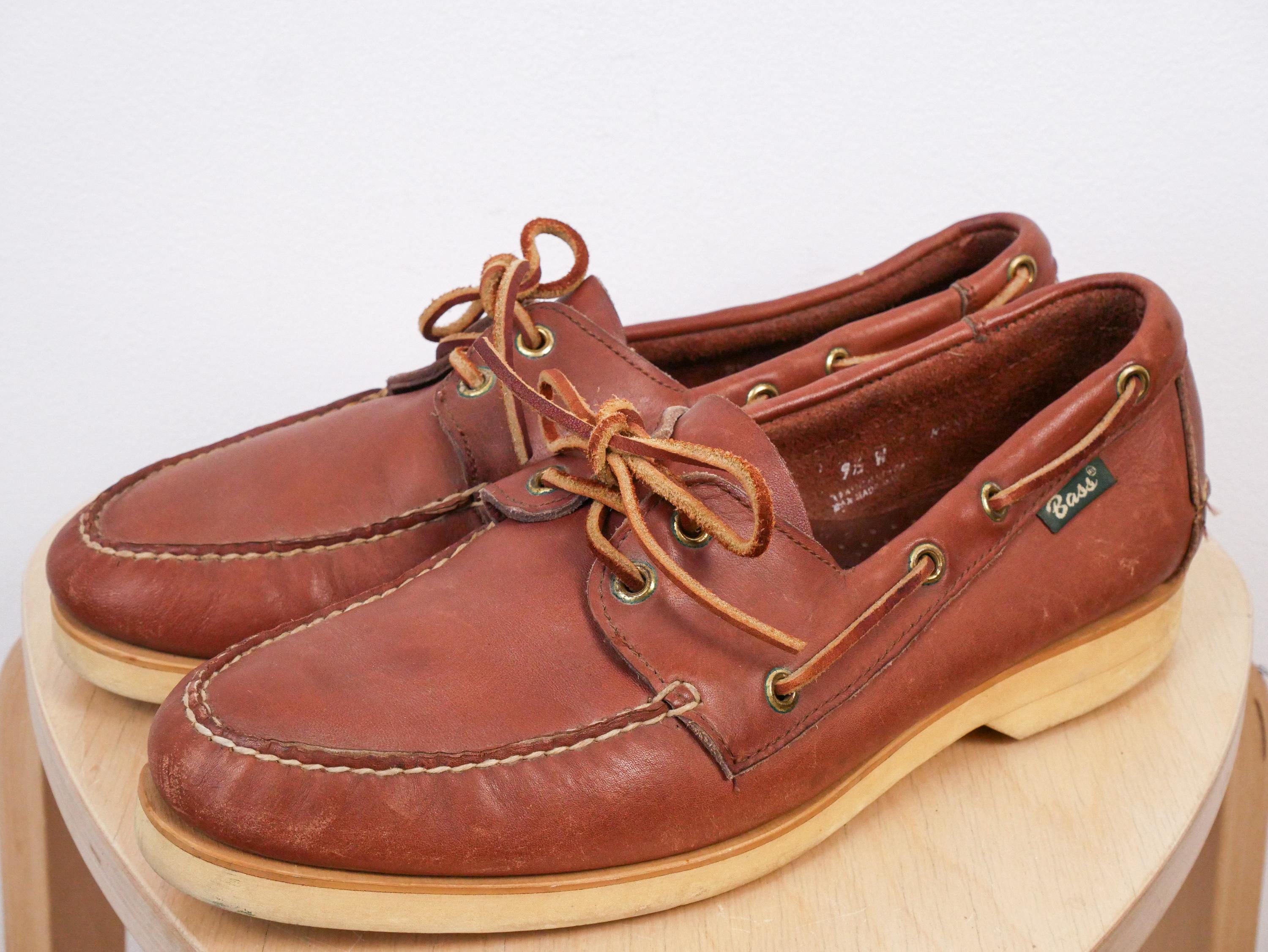 Brown Deck Shoes - Etsy