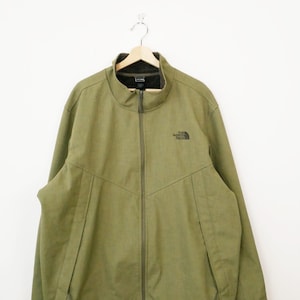 The North Face Men&#39;s Softshell Zip up Jacket/Men&#39;s XXXL/Green