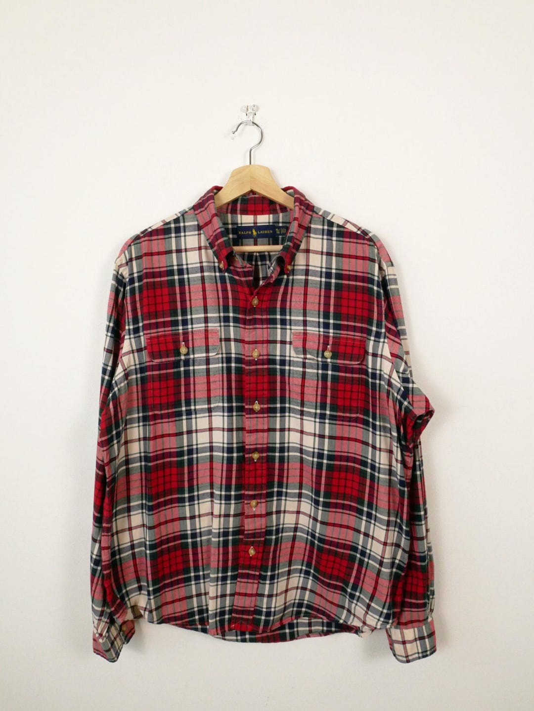 Ralph Lauren Long Sleeve Flannel Check Shirt Men's XL / eaa526695