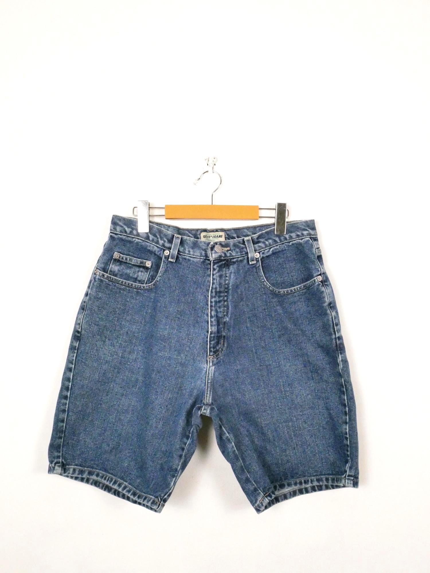 Vintage 90s Guess Jean Men's Denim Short/jorts/w31 - Etsy
