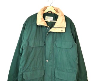 St. John's Bay padded jacket 90’s St John's Bay Retro 90's Woman's Quilted Coat Jacket Zip Front
