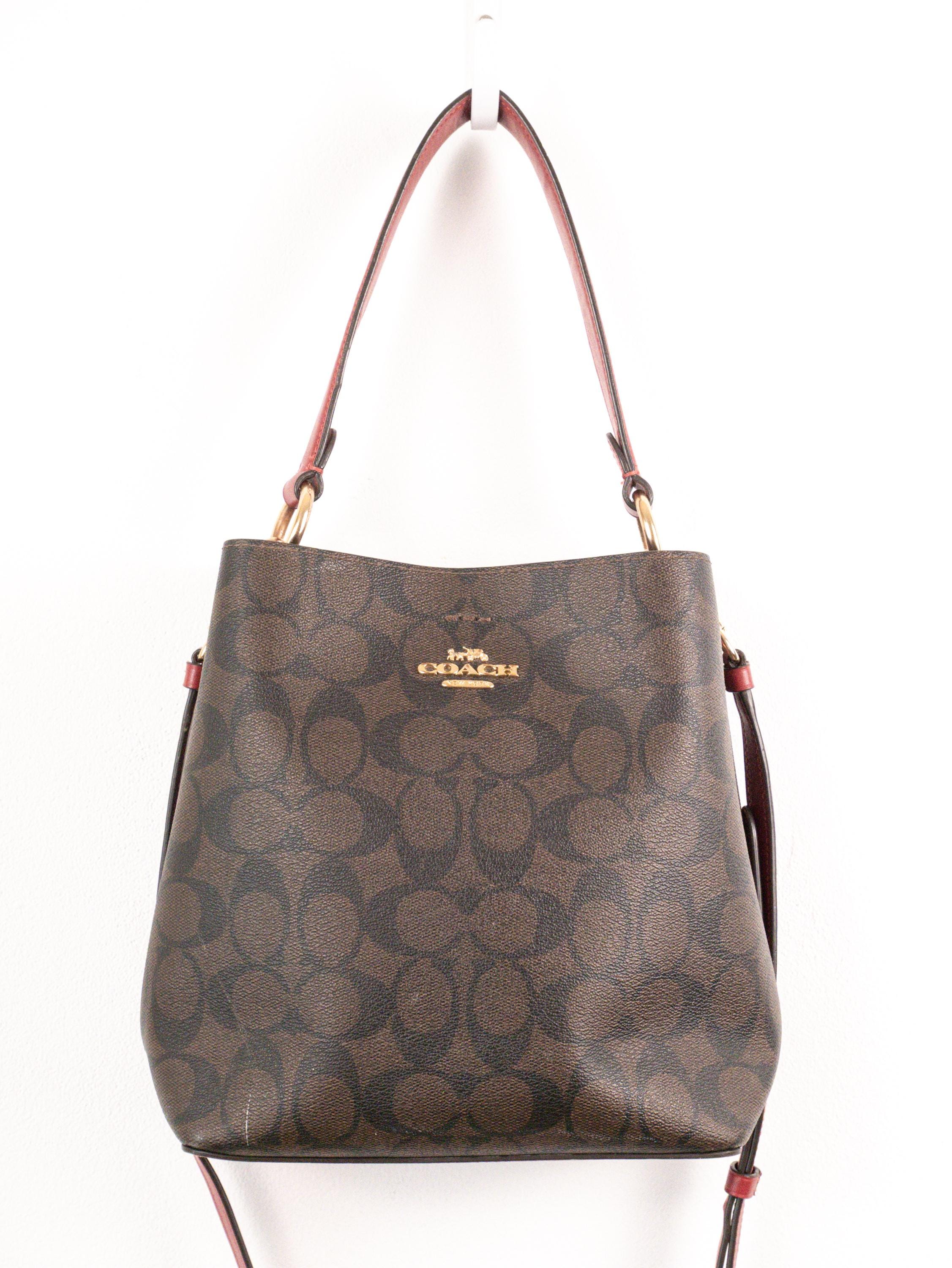 Vintage Coach Brown Bucket - Etsy Canada