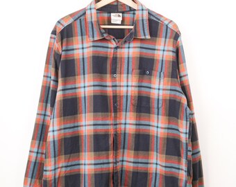The North Face Plaid Flannel Button Up Shirt