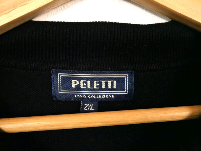 Vintage 3D-gebreide trui in Peletti Coogi-stijl met kwartrits afbeelding 4