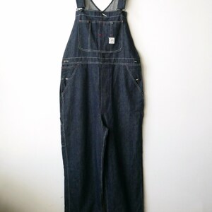 Vintage 1970's Denim Overalls/Dungarees Full jean Overalls/Carpenters Overalls/W36