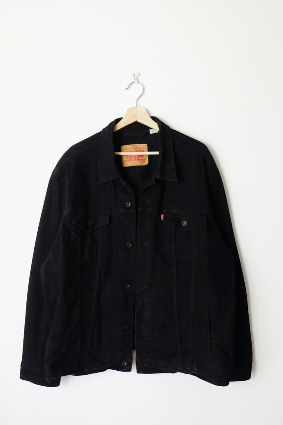 Levi's Men's Black Denim Jacket/Jean Jacket/2XL