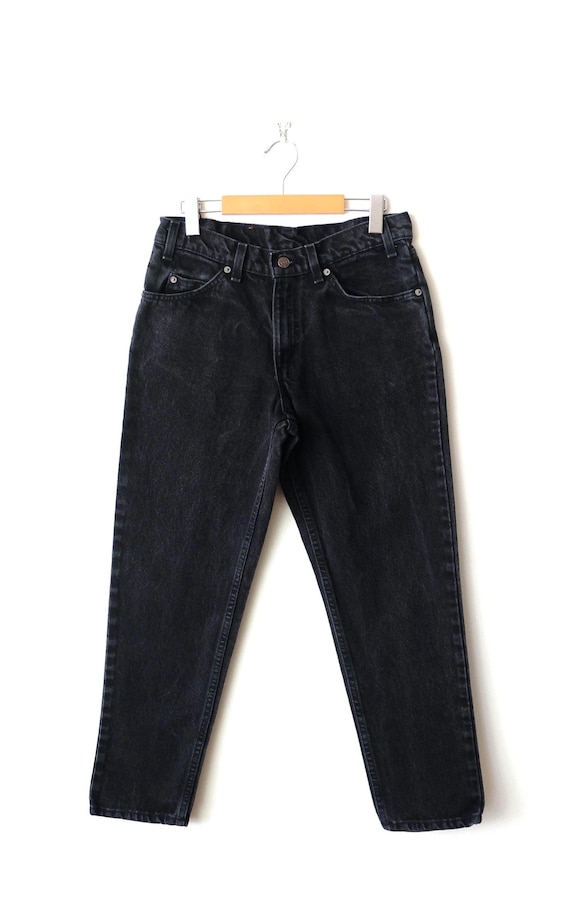 Vintage Levi's 550 Husky Relaxed Boyfriend Capri Jeans/Made in USA