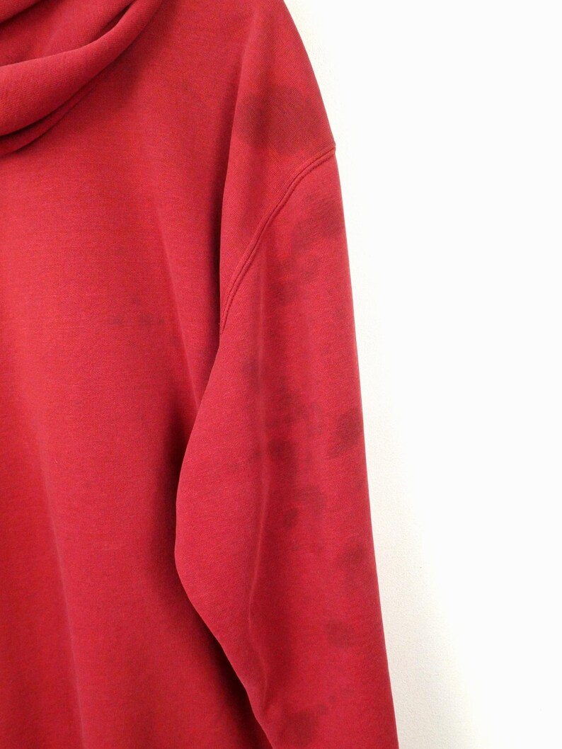 Carhartt Distressed Men's Red Paint Splatter Hoodie 2XL Bild 10