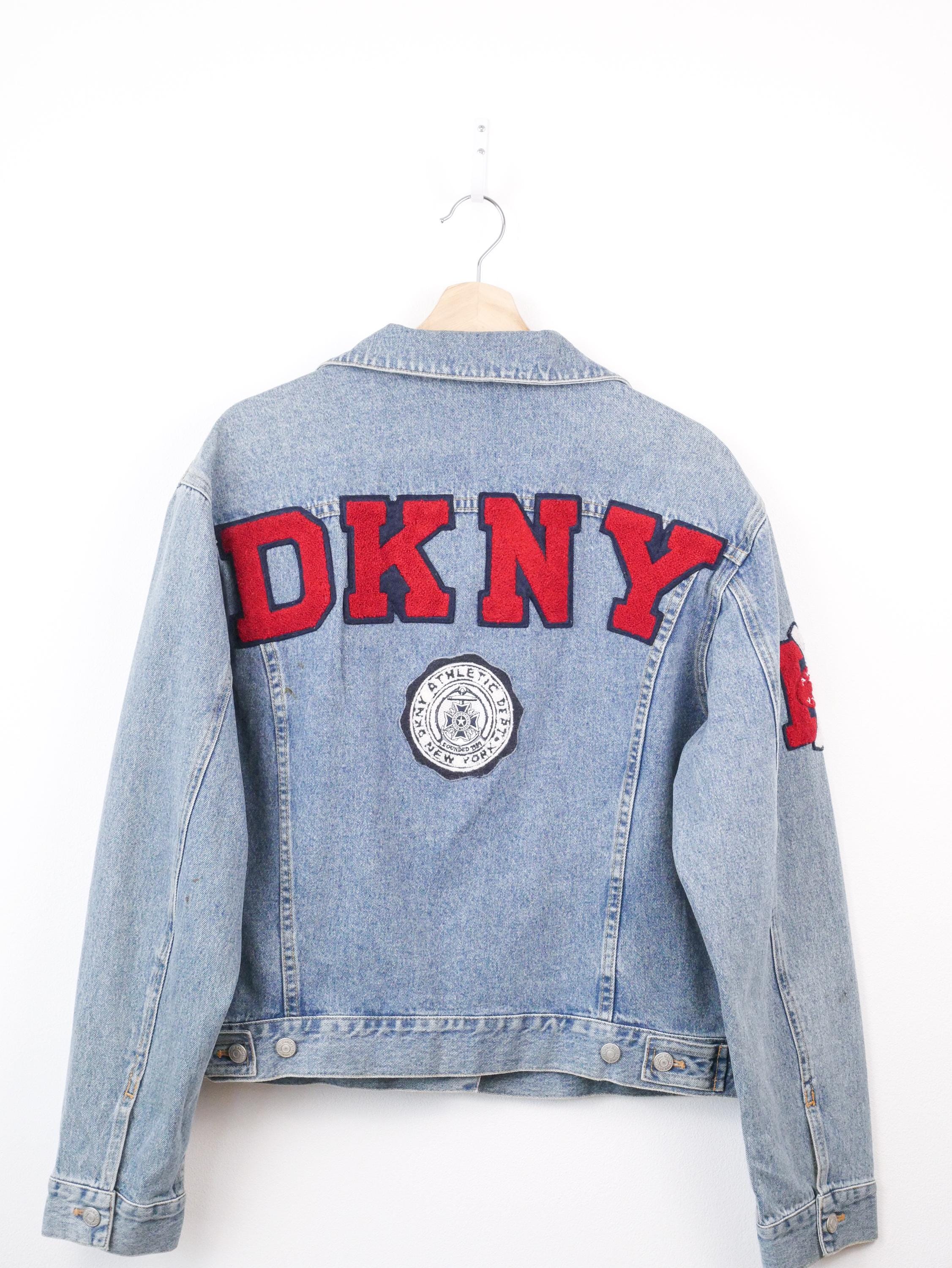 ジャケット・アウター 90s old DKNY faded cotton jacket archive 90s Dkny Jacket - Etsy