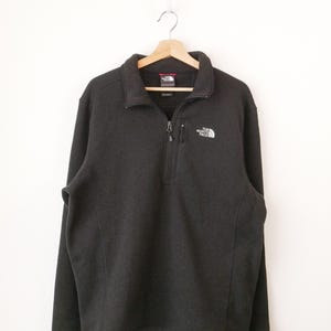 The North Face Men’s Black Fleece Quarter-Zip Pullover-Men's L