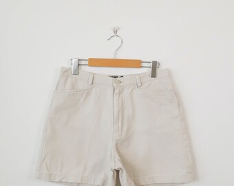 Docker's Women's Ecru/Ivory Cotton Shorts/Minimal Shorts/W28