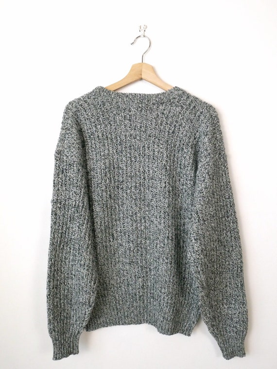 Black marled sweater 2025