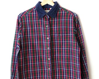 Chemise Western Vintage Multicolore - Motif Express Rider - Boutonnée