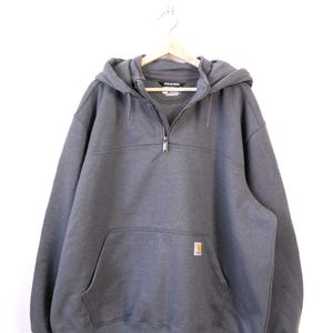 Carhartt Men's Charcoal Gray Rain Defender Hoodie image 2