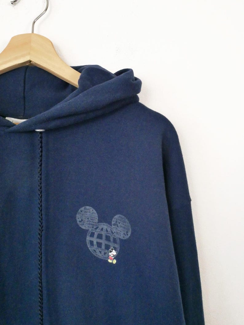Disney Parks Navy Mickey Mouse Walt Disney World Hoodie-Y2K image 3