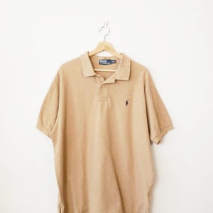 Polo à manches courtes pour hommes Polo Ralph Lauren/Beige/XXL