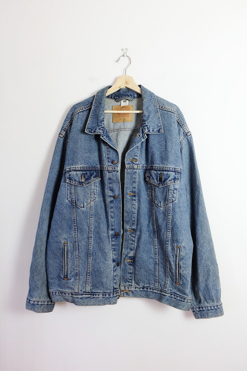 levi jean jacket 3xl