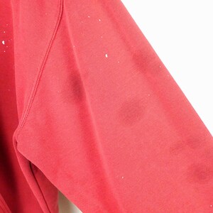 Carhartt Distressed Men's Red Paint Splatter Hoodie 2XL Bild 5