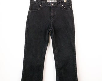 Harley Davidson Black Straight Leg Biker Motorcycle Denim Jeans
