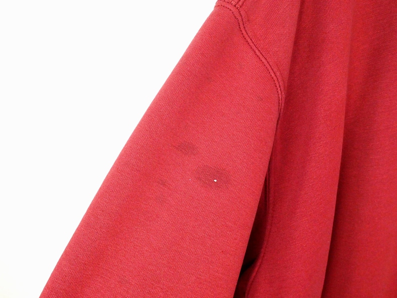 Carhartt Distressed Men's Red Paint Splatter Hoodie 2XL Bild 8