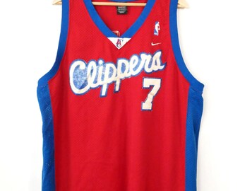 Vintage Nike LA Clippers Lamar Odom #7 NBA Basketball Jersey Men's