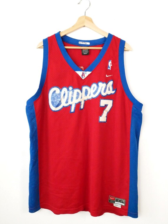 Vintage Nike LA Clippers Lamar Odom #7 NBA Basketball Jersey Men's