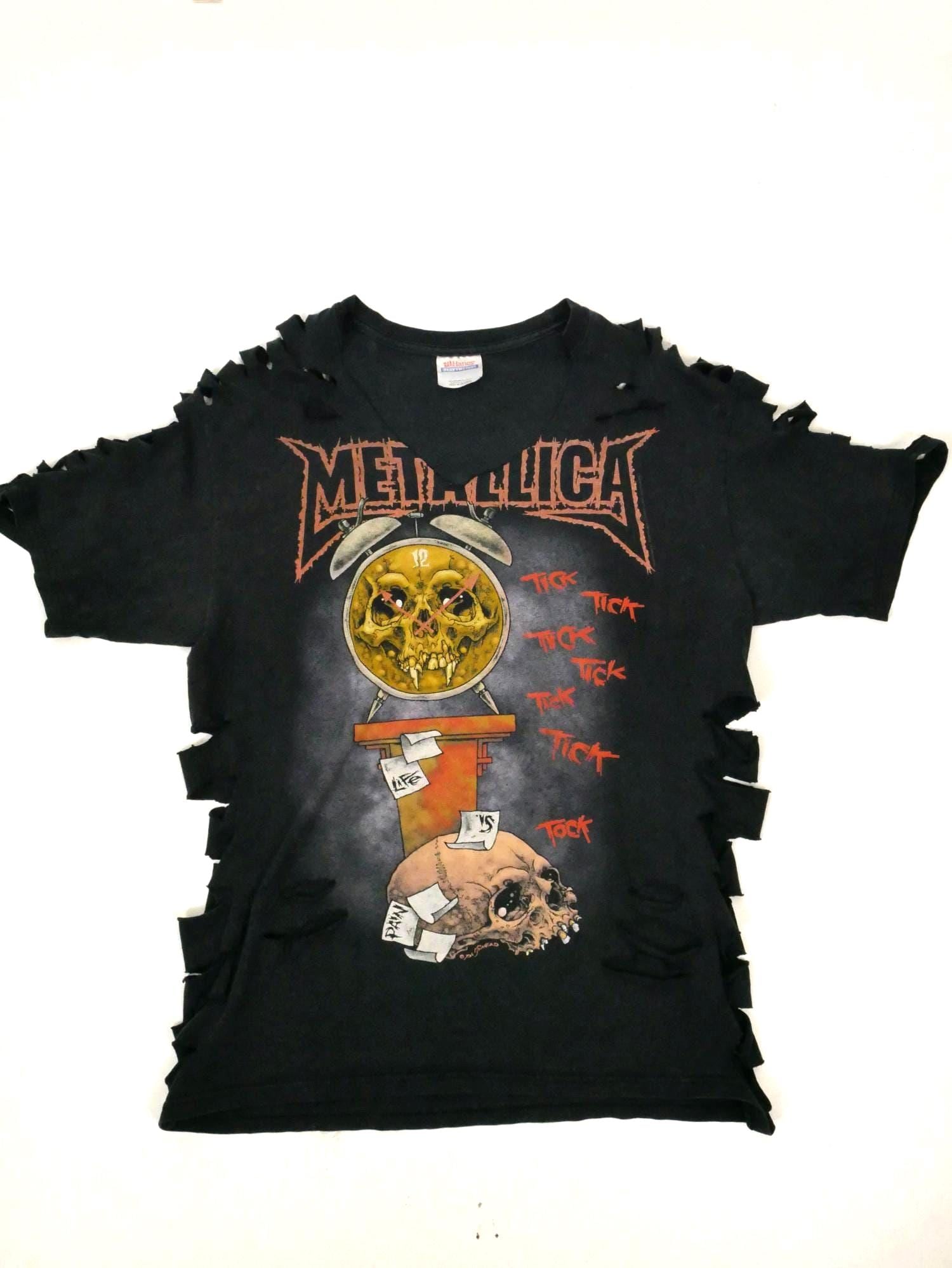 90年代 メタリカ ダメージ加工 ヴィンテージ バンド Tシャツ/Death Is