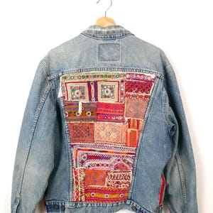 Vintage 90s Levi's upcycled Jean Jacket/Denim Jacket/Unisex
