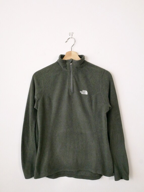 North face fleece quarter zip clearance