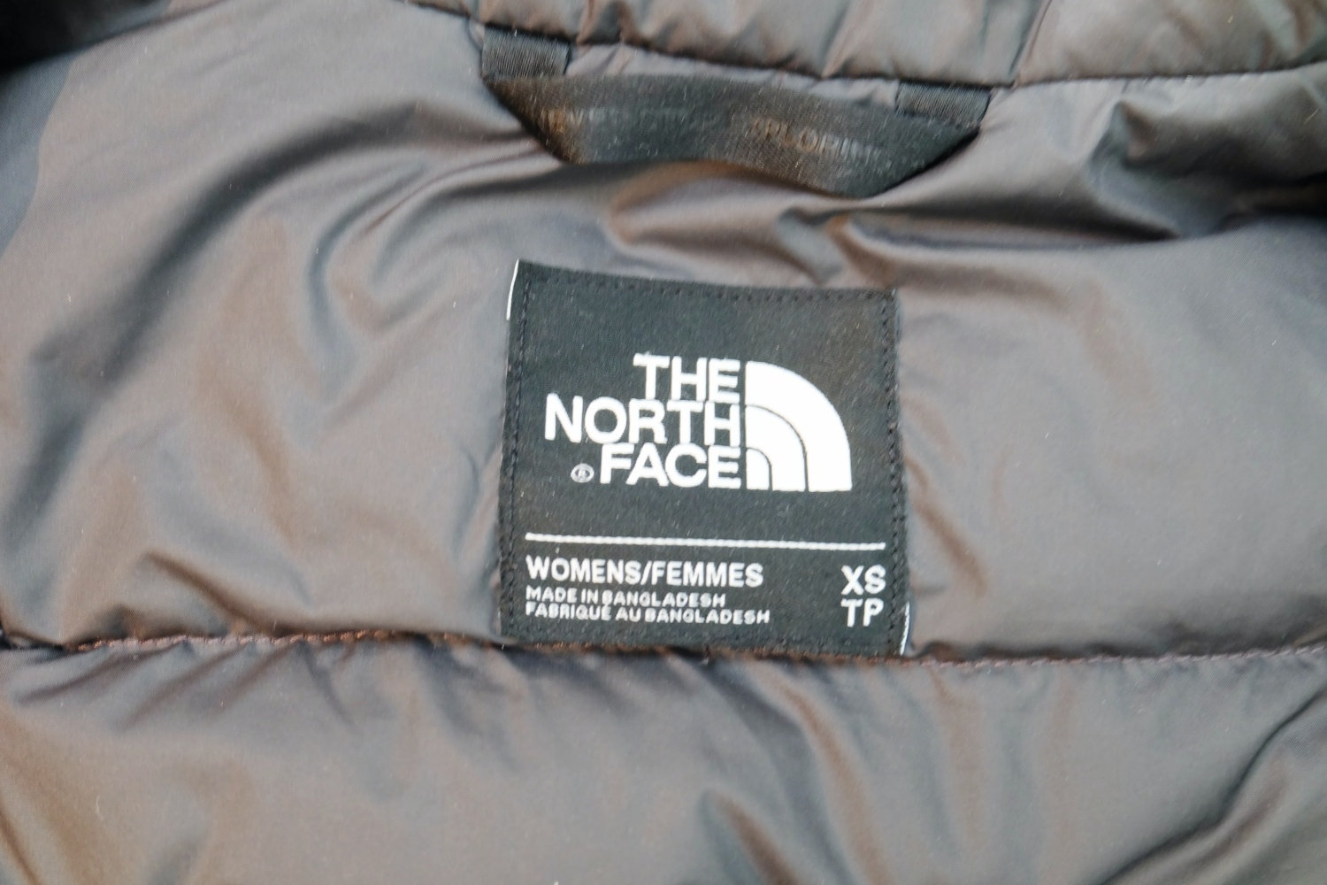 The North Face Women's Grey/gray Hooded Down Jacket/insulated