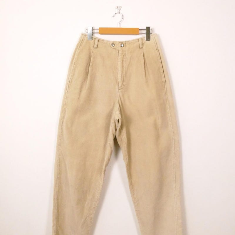 Denim+Corduroy Pleated