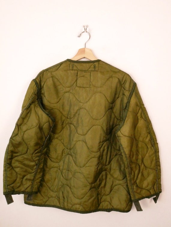Vintage US Military M65 Jacket Lining/Army Quilte… - image 5