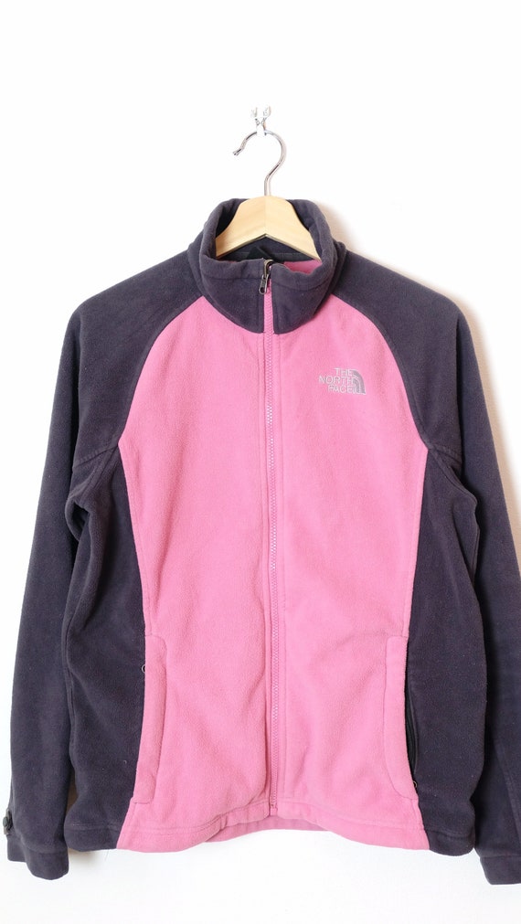 The North Face Pink/Grey Zip Up Fleece Jacket/Women's Fleece Jacket