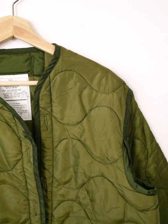 Unworn-Vintage US Military M65 Jacket Lining/Army… - image 3