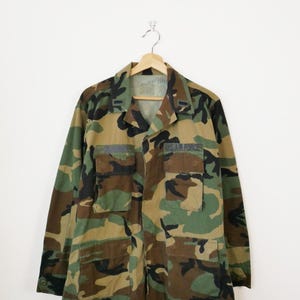 Vintage Men&#39;s Woodland Camo BDU Jacket/Men&#39;s Medium