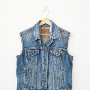 Y2k Denim Vest - Etsy