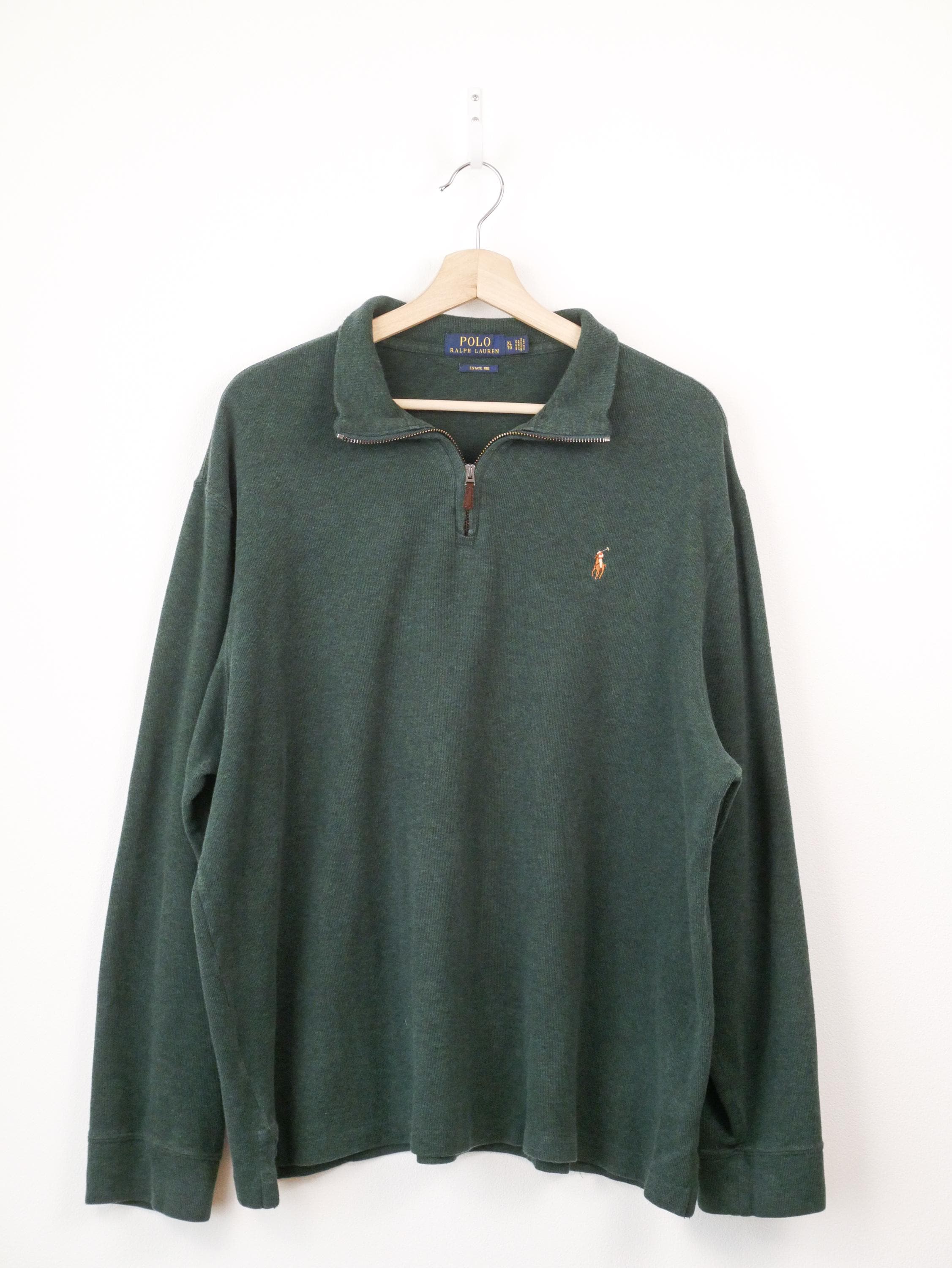 90s Polo Ralph Lauren ハーフジップ　ポニー無し　ブラック Polo ralph lauren quarter zip - Etsy 日本