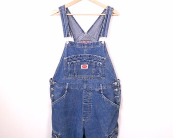 Vintage Women's Denim Shortall/Overall shorts/Overalls/W40