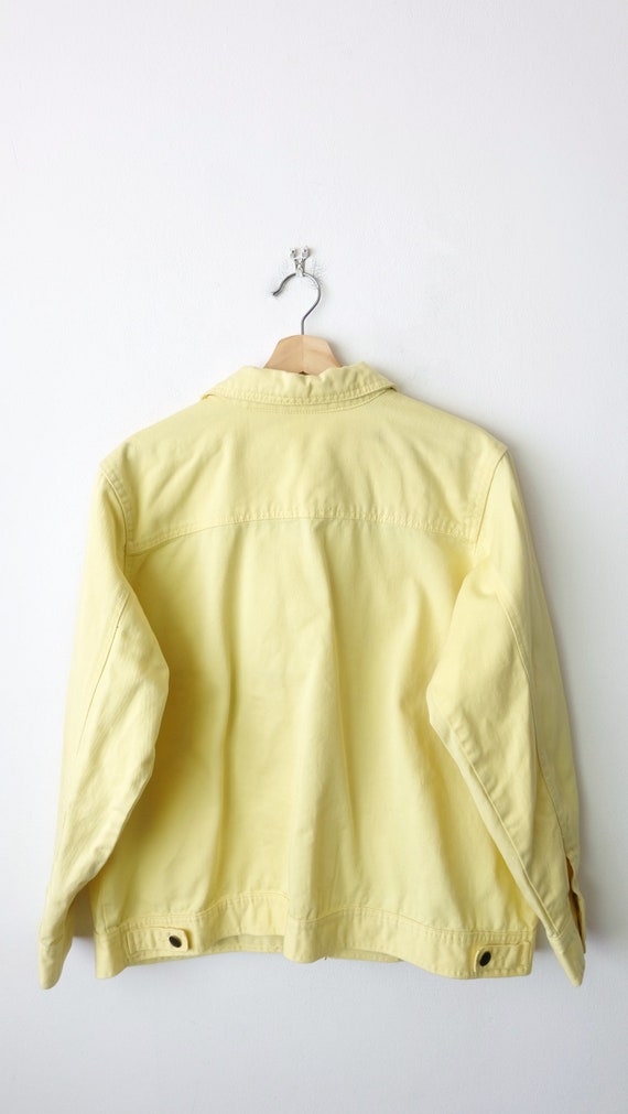 Women's Pale/pastel Yellow Jean Jacket/denim Trucker Jacket -  Israel