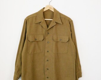 Chemise St John's Bay Homme XL – Flanelle Verte à Carreaux – Manches Longues