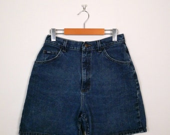 vintage short en jean taille haute Lee/short en jean des années 90/W27