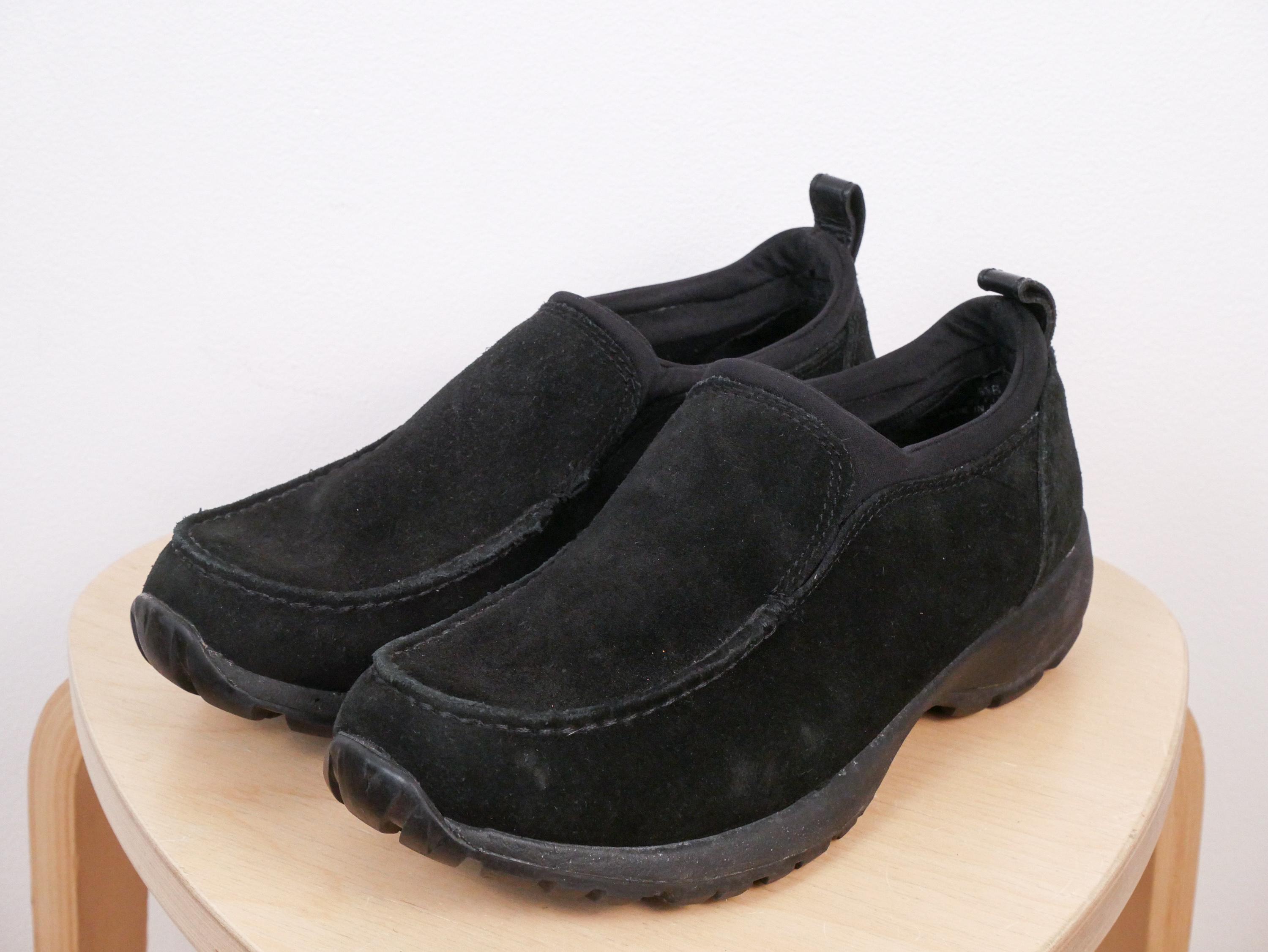Land’s End Black Leather Slip-on Shoes Lands Ends Blue Leather Slip-on Shoes 6 B | eBay main image 2