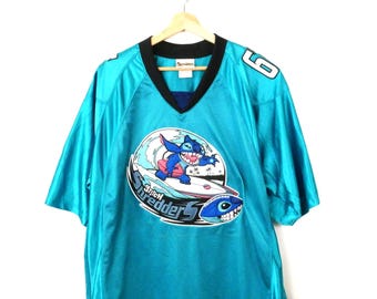 Maglia da calcio Disney Lilo and Stitch Experiment 626 blu Shredders da uomo Y2K