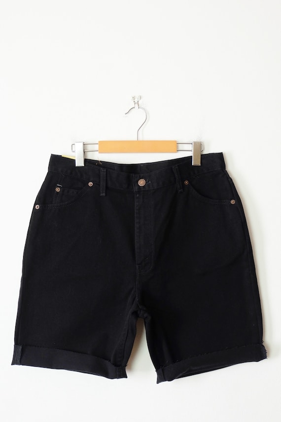 Black vintage levi shorts outlet