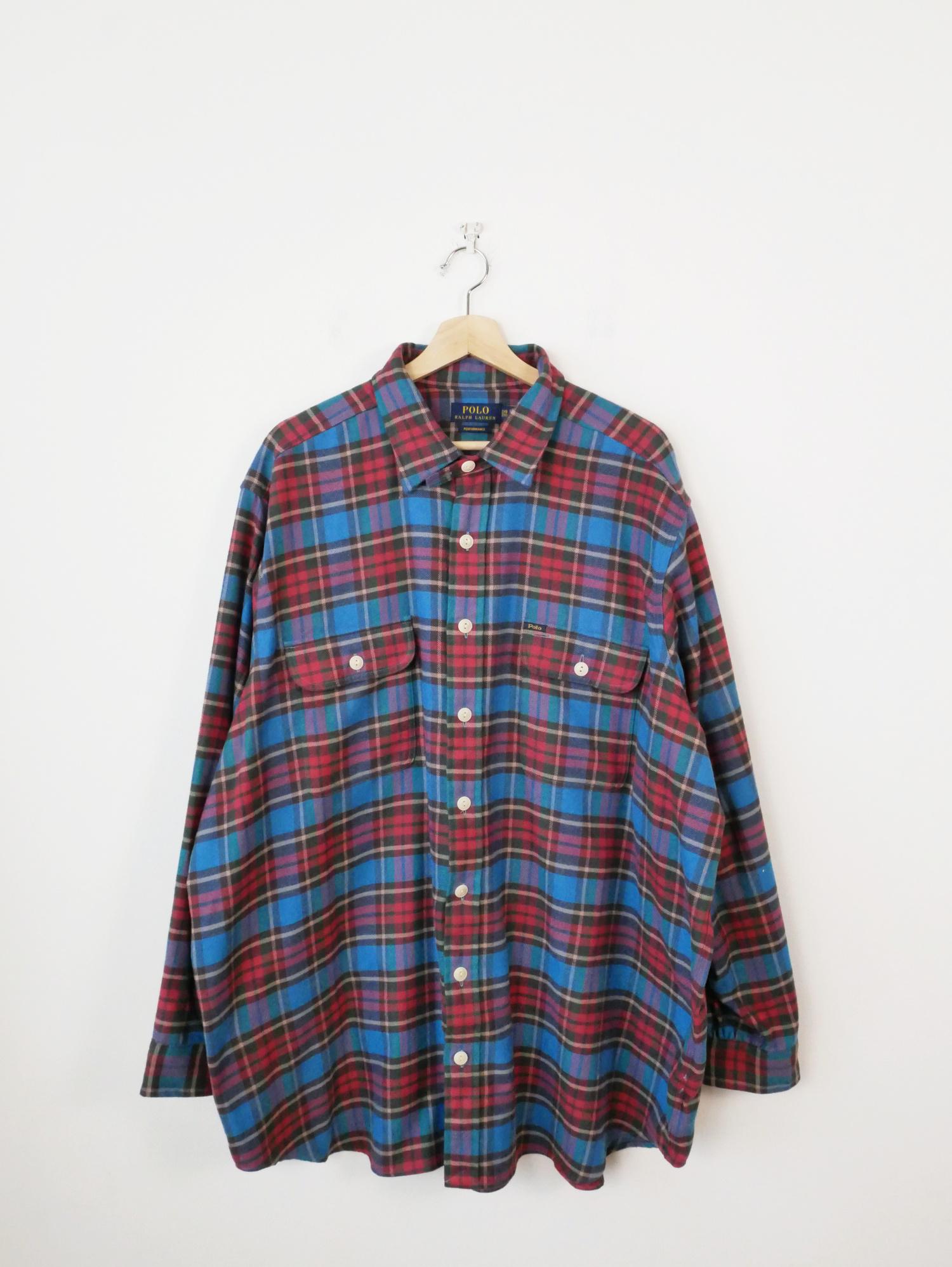 90s Ralph Lauren check shirt 短丈　シティーボーイ 90s Ralph Lauren check shirt 短丈 シティーボーイ - メルカリ