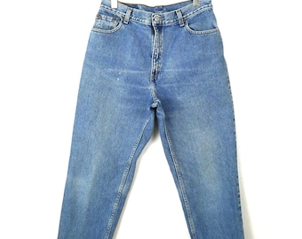 Vaqueros Levi's 550 azules vintage de corte relajado y cónico para mujer