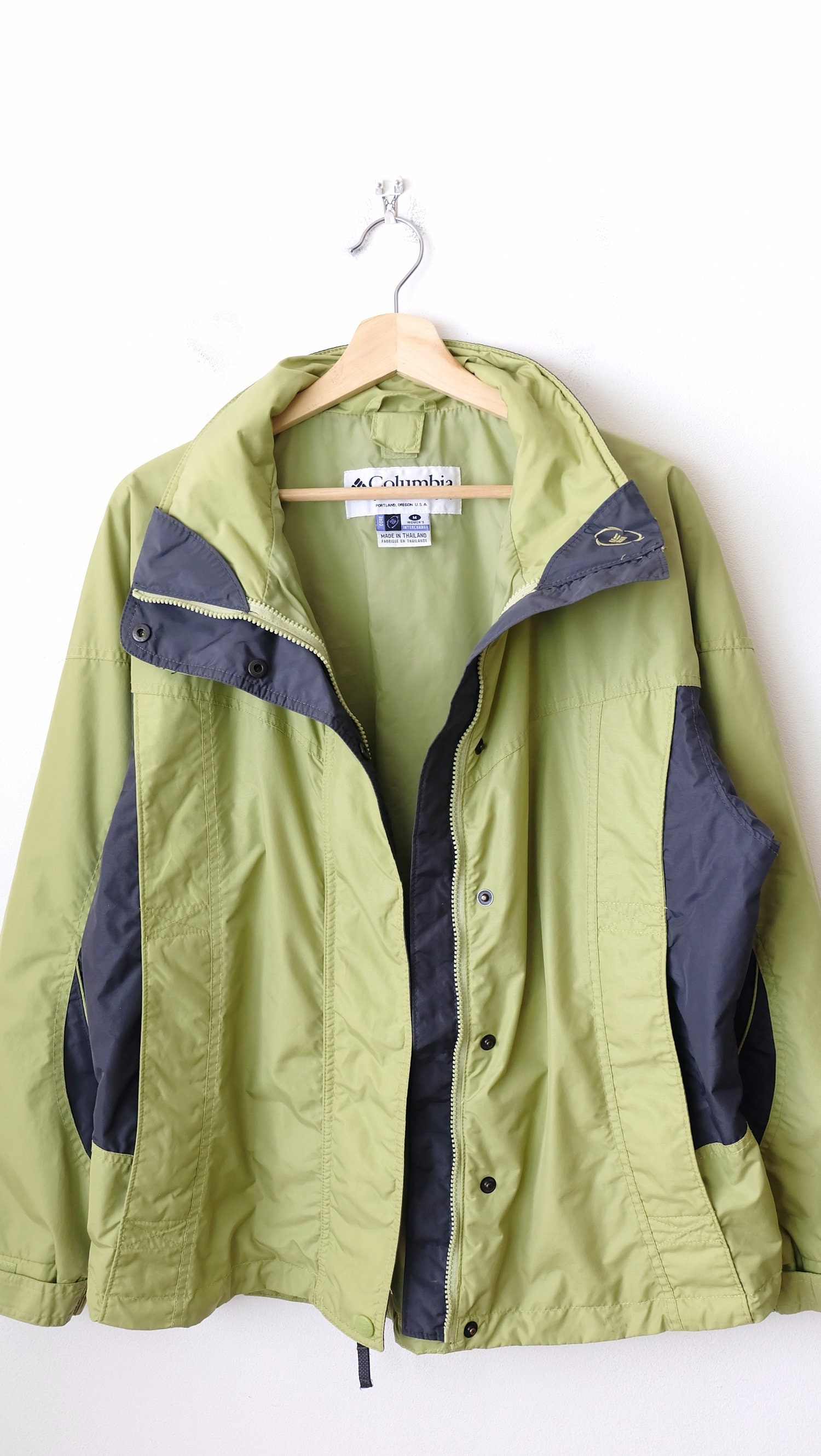 Columbia Womens Interchange Calais Peak Jacket/green/shell Columbia Womens Interchange Calais Peak Jacket/green/shell